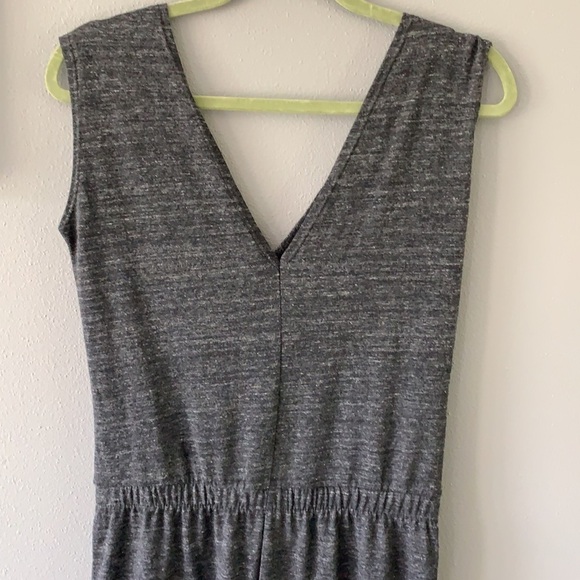 Alternative Apparel Cropped Lounge Jumpsuit Romper - Picture 2 of 6